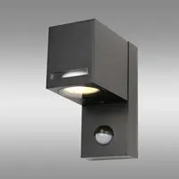 Nástenná LED lampa FAVEIRA 6499 čierna s pohybovým senzorom KD1