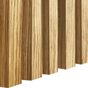 Dekoračná lamelová MDF lišta 3D na stenu dub catania 30x38x2750 mm