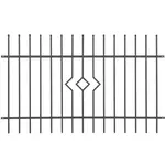 Panel plotový PORTO 2 2m | 1,2m ZN + RAL7016