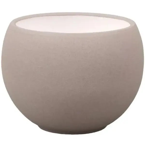 Obal LUNA STRUKTUR d14cm hnedosivá mat