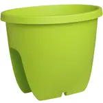 Truhlík Balconia na zábradlie plast zelený 30 cm