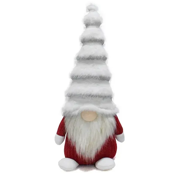 Škriatok 42 cm červeno/hnedo/krémový mix 103hy259210.211-16.5