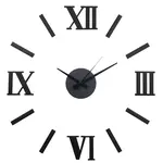 Hodiny STICKER TULUS fi 100 cm čierne -MC