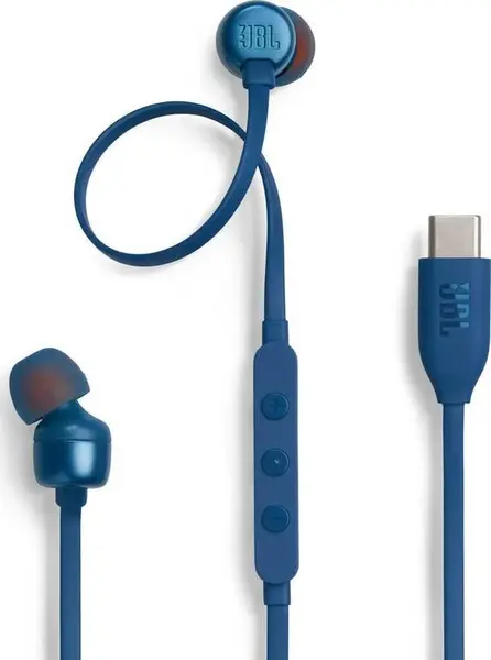 JBL Tune 310C In-Ear USB-C modrá