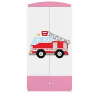 Skříň Babydreams růžová - Hasičské auto