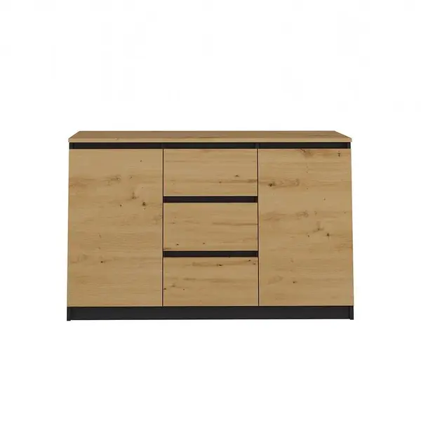 Komoda 2D3S antracit/artisan