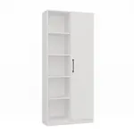 Regál 80 cm dveře bílá