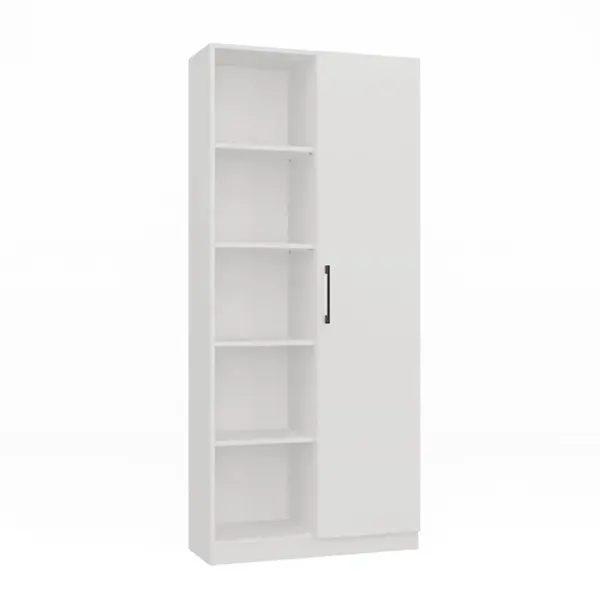 Regál 80 cm dveře bílá