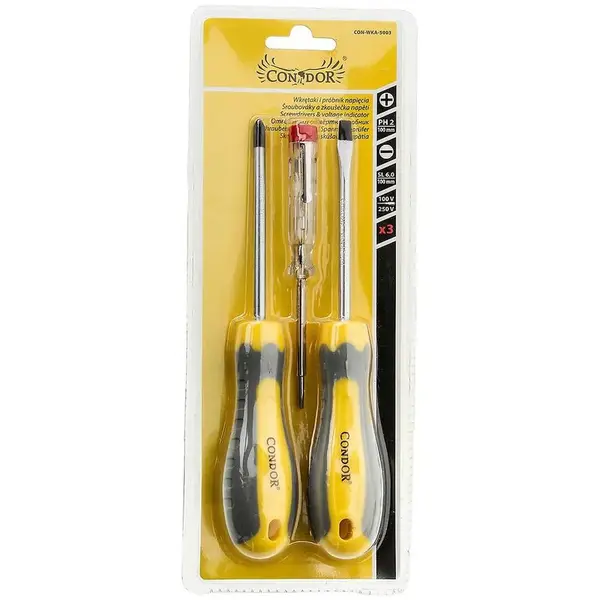 Skrutkovače SL 6,0x150 mm, PH 2x100 mm, skúšačka 140 mm, 3 ks, Drel