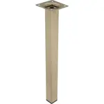 Štvorcová nábytková noha 30 cm inox