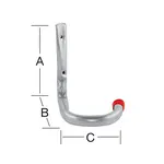 Závesný hák na koleso 150x150x110