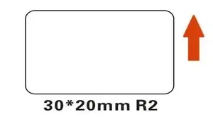 Niimbot A2A88658501, 30x20mm, 320ks, bílé samolepicí štítky