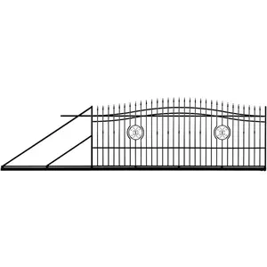BRÁNA POSUVNA AGAT - LEVÁ 140-160 X 400 CM