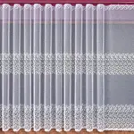 Žakarová záclona 660/D43/250 biely. Tovar na mieru