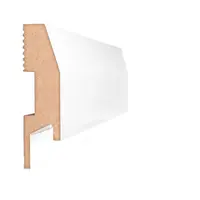 Exkluzívna podlahová lišta LED LB9 biela polomatná