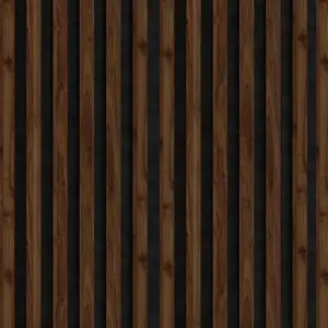 Akustické panely lamelové na plsti Orech Columbia 30x265 cm