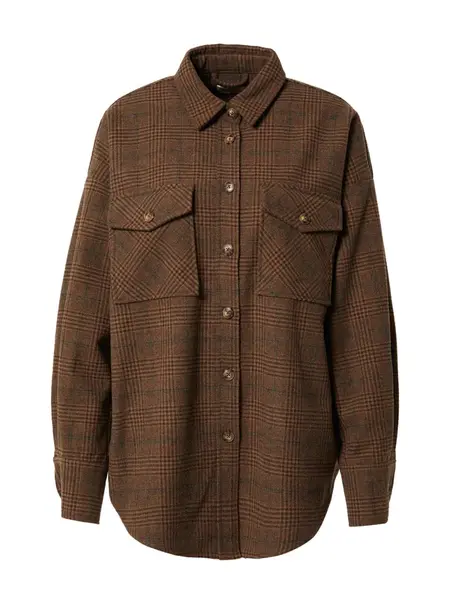 Kendall for ABOUT YOU Blúzka 'Jo'  tmavohnedá