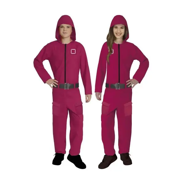 Kostým Squid Game červený 5-6 rokov