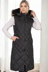 Z9718 DEWBERRY WOMEN'S VEST-BLACK
