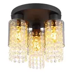 GLOBO Stropné svietidlo BACKEY 3 x E27 max. 40 W, 260 x pr. 280 mm