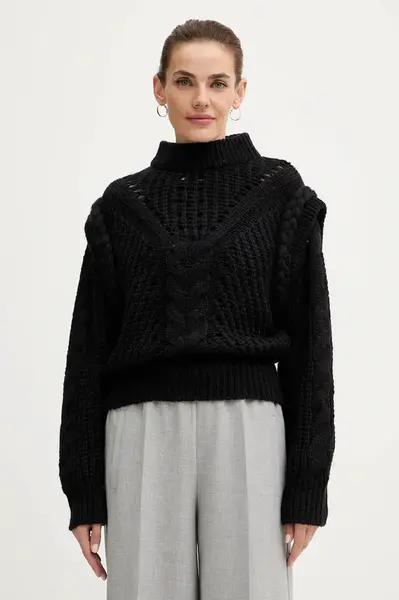 Svetr s příměsí vlny BOSS Orange C_Fasta