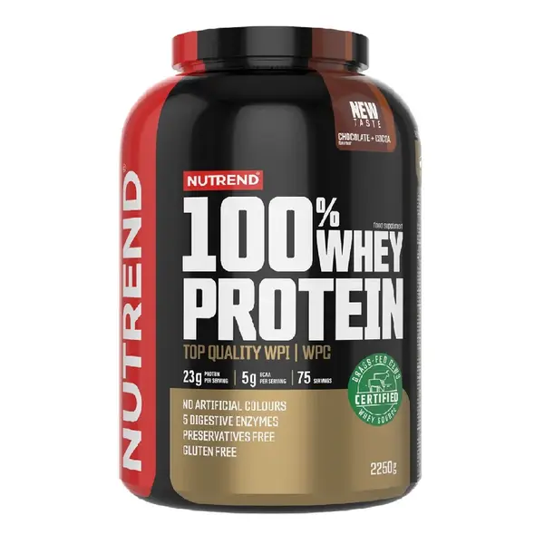 Nutrend 100% Whey Protein čokoláda + kakao 2250 g