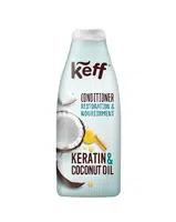 Keff Kondicionér na poškozené vlasy Keratin & Kokosový olej 500 ml