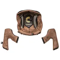 Lícnice a klobouk pro přilby Cassida Fibre XXL
