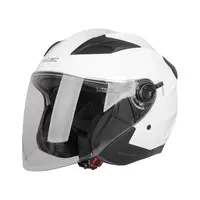 Otevřená přilba W-TEC Barcela bílá lesk S (55-56)
