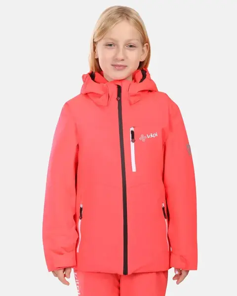 Dívčí lyžařská bunda kilpi valera-jg růžová 146