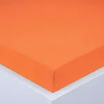 Napínací prostěradlo jersey EXCLUSIVE oranžové 90 x 200 cm