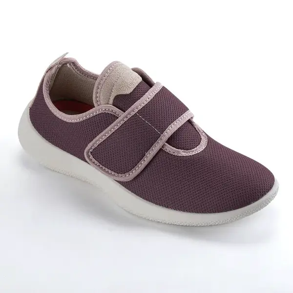 Dámské ortopedické tenisky na suchý zip tmavě fialové vel. 40