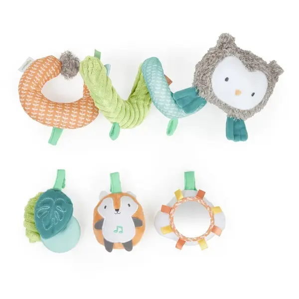 Ingenuity Spirála plyšová s aktivitami Nally and Friends™ 0m+