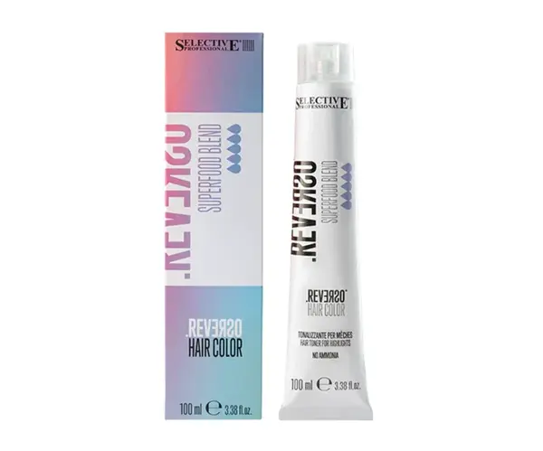 Tónovací barva na melírované a odbarvené vlasy Selective Professional Reverso Hair Color Toner 100 ml, Tabacco - tabáková + dárek zdarma