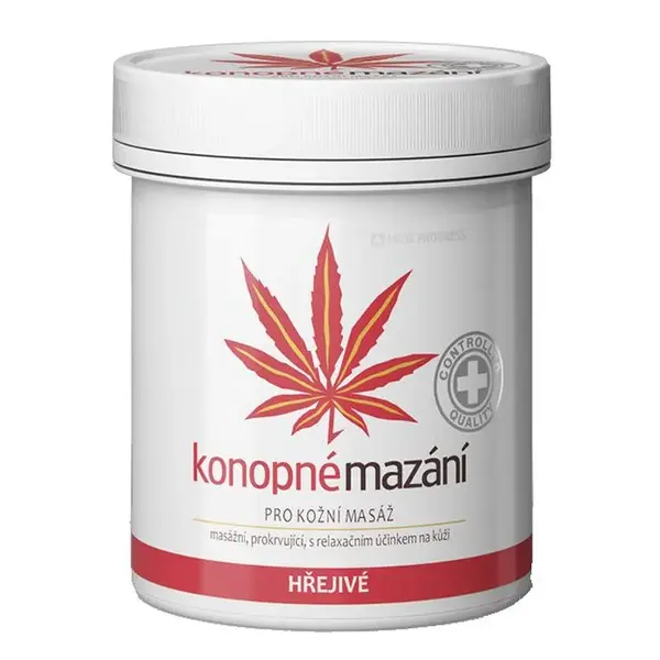 Medic progress Konopné mazání hřejivé 250 ml