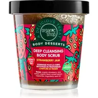 Organic Shop Body Desserts Strawberry Jam hĺbkovo čistiaci peeling na telo 450 ml