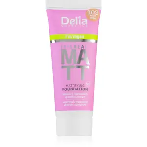 Delia Cosmetics It's Real Matt zmatňujúci make-up odtieň 103 Warm Beige 30 ml