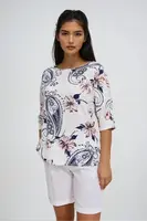 Marisse White Viscose Shirt