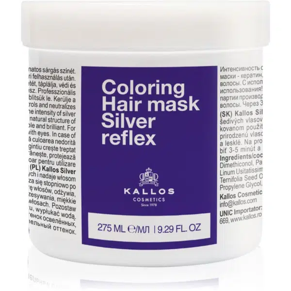 Kallos Kallos Classic maska na vlasy neutralizujúci žlté tóny 275 ml