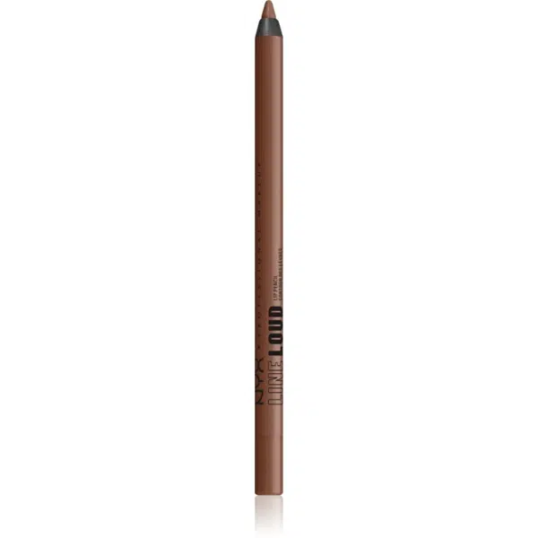 NYX Professional Makeup Line Loud Vegan kontúrovacia ceruzka na pery s matným efektom odtieň 07 - Total Baller 1,2 g
