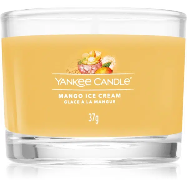 Yankee Candle Mango Ice Cream votívna sviečka glass 37 g