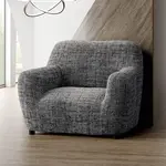 Bielastické poťahy VITTORIA šedá kreslo (š. 60 - 110 cm)
