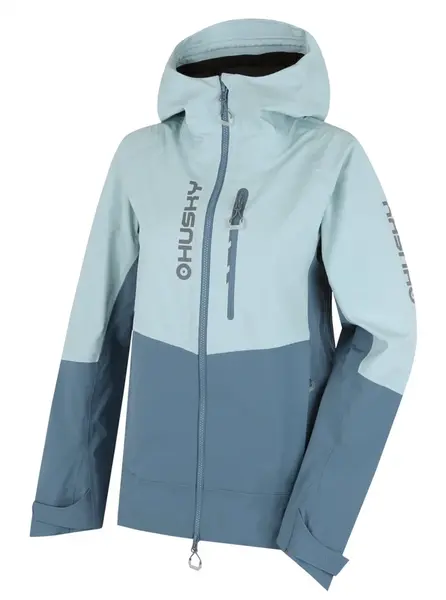 Husky  Nicco L mint/turquoise, S Dámska hardshell bunda