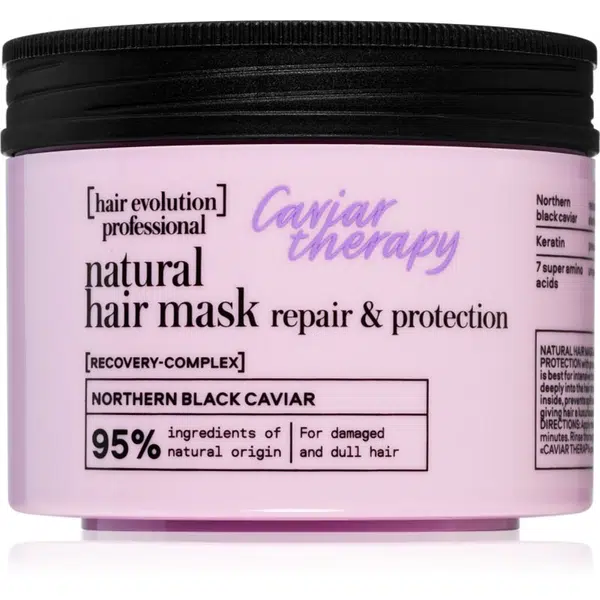 Natura Siberica Hair Evolution Caviar Therapy hĺbkovo posilňujúca maska na vlasy pre suché a poškodené vlasy 150 ml