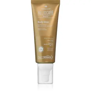 Heliocare 360° Body Glow trblietavý telový gél na opaľovanie SPF 50+ 100 ml
