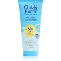 Childs Farm Suncare Sun Cream opaľovací krém SPF 50+ bez parfumácie 200 ml