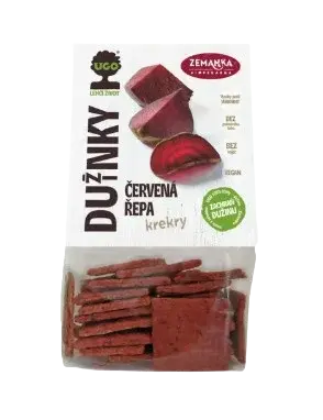 ZEMANKA UGO Slané krekry s dužinou z červenej repy 100 g