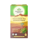 ORGANIC INDIA Tulsi so zeleným čajom a Ašvagandou BIO 25 ks