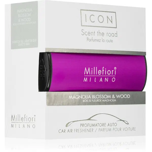 Millefiori Icon Magnolia Blossom & Wood vôňa do auta 1 ks