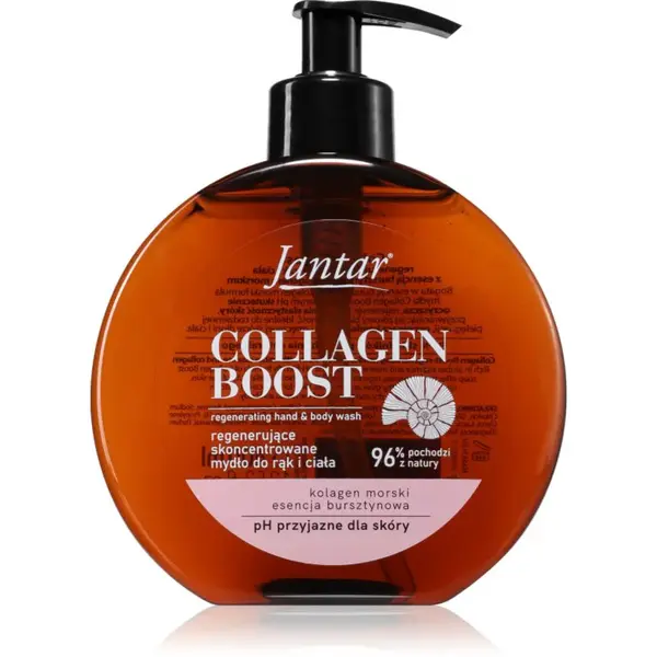 Farmona Jantar Collagen Boost sprchový gél na ruky a telo 400 ml